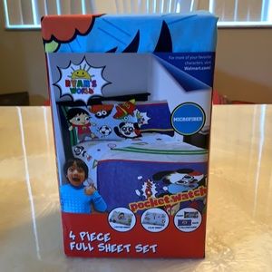 COPY - Ryan’s world 4 piece full sheet set
